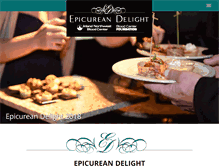 Tablet Screenshot of epicureandelight.org